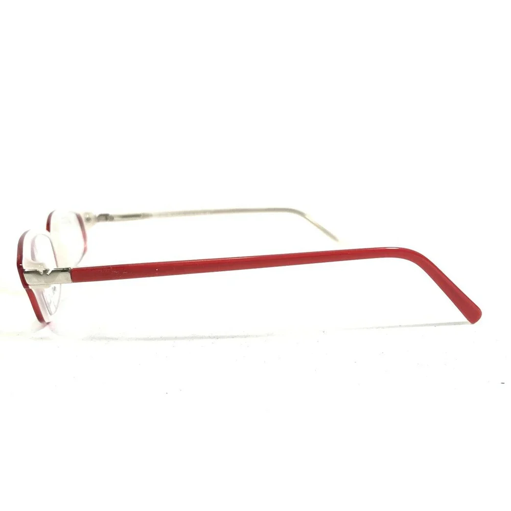 Emporio Armani Eyeglasses Frames 658 595 Red White Rectangular 51-17-135